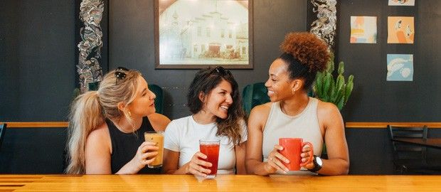 3 Women at Kofenya Coffee Shop