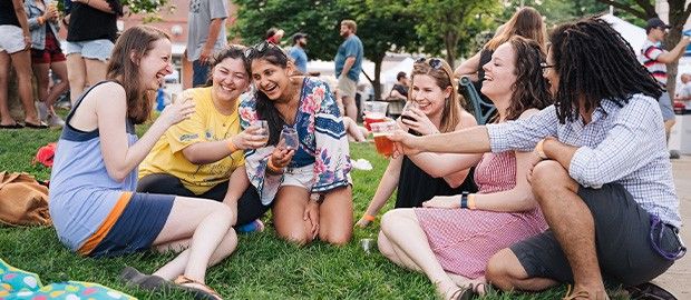 Women Enjoying Oxford Wine Festival